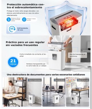 NUEVO! Destructora Microcorte 12 Hojas