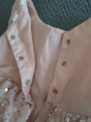 Vestido ceremonia niña lentejuelas