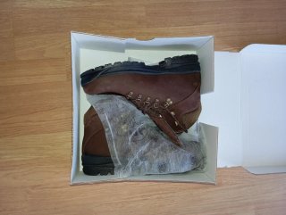 Botas de seguridad marrones
