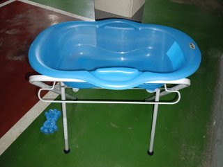Bañera bebé con patas