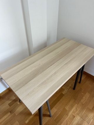 Mesa Escritorio Ikea Madera y Metal