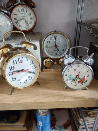 Set di 7 sveglie vintage