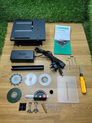 Mini sierra circular de mesa de 100W
