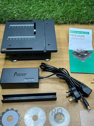 Mini sierra circular de mesa de 100W