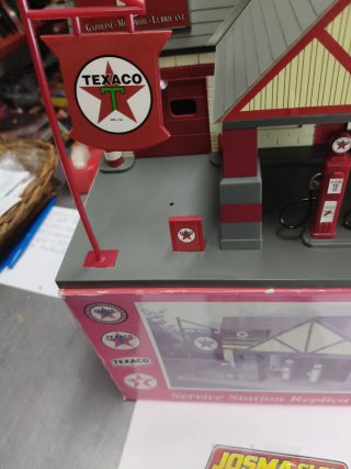 Scalextric Gasolinera Texaco OJO SIN COCHES