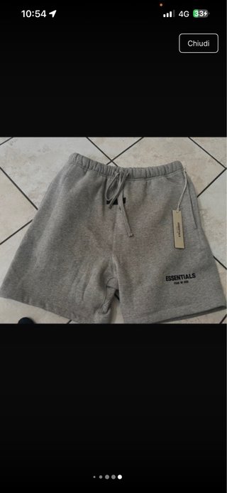 Pantaloncini Essentials Fear of God Grigio