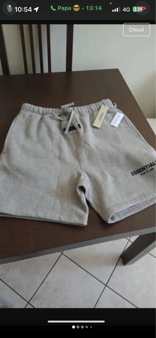 Pantaloncini Essentials Fear of God Grigio
