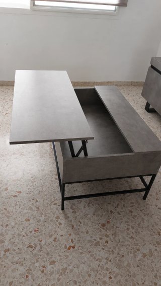 Mueble TV y mesa baja moderno