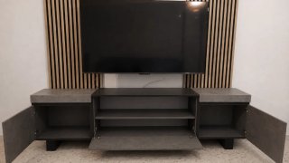 Mueble TV y mesa baja moderno