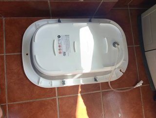 Bañera cambiador bebé plegable