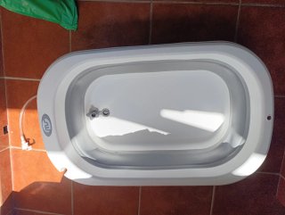 Bañera cambiador bebé plegable