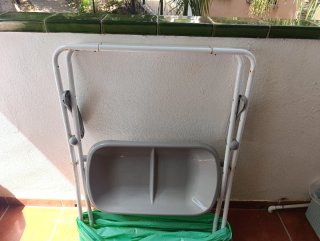 Bañera cambiador bebé plegable