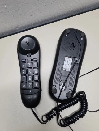 Telefono fisso Brondi nero e grigio