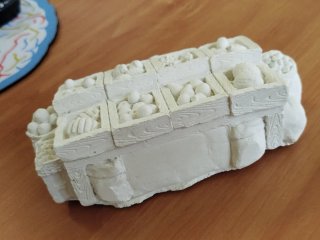 Banchetto di frutta soprammobile