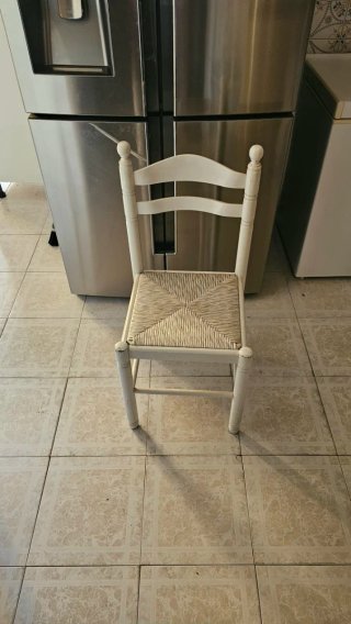 Juego de 4 Sillas de Cocina Rattan