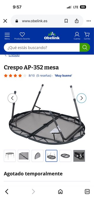 Liquidazione Tavoli Ovali Pieghevoli Crespo