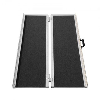 Rampa de Silla de Ruedas Portátil, 182.9 cm 362.9 kg de Capacidad, Rampa de Umbral Plegable de Aluminio Antideslizante, Rampa Plegable para Scooter de Movilidad, Rampa para Silla de Ruedas, Rampa ...