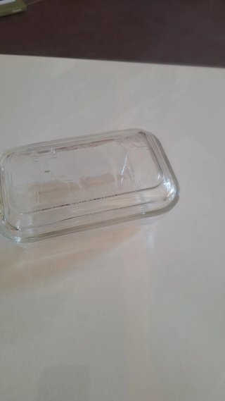 Recipiente de vidrio para mantequilla