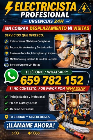 Servicios a domicilio electricidad,ect