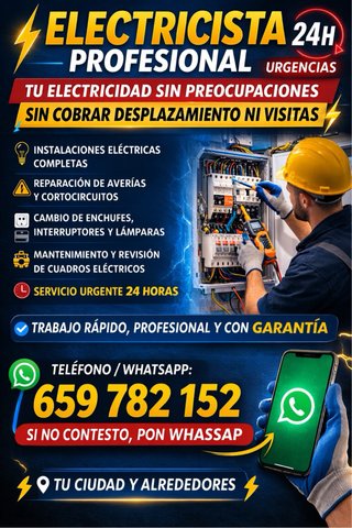 Servicios a domicilio electricidad,ect