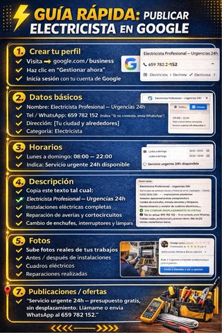 Servicios a domicilio electricidad,ect