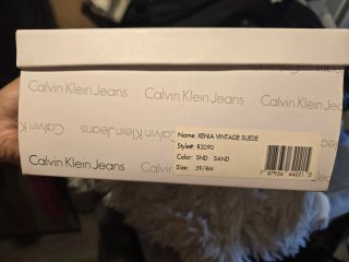 Zuecos Madera Calvin Klein Beige