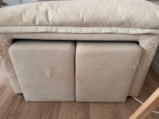 Sofá Chaiselongue Beige 2,85m