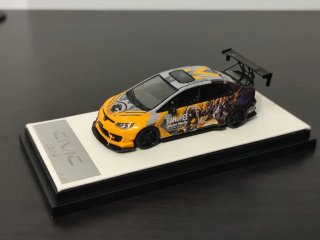 Honda Civic Type R FD2 Gundam Amarillo Miniatura