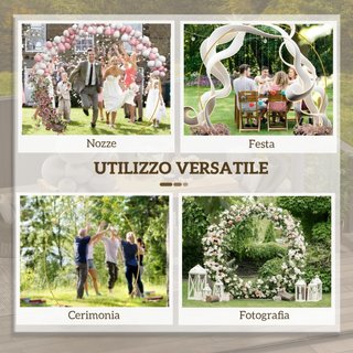 Arco da Giardino in Acciaio, Archetto Nuziale per