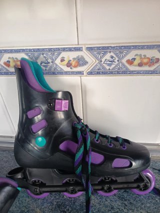 Patines en línea negros talla 43