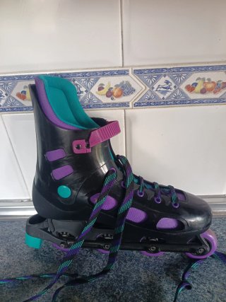 Patines en línea negros talla 43