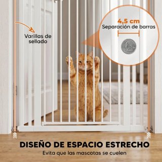 Barrera Seguridad Niños/Perros/Gatos Extra Ancha