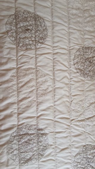 Edredón cama 1,35m gris topo