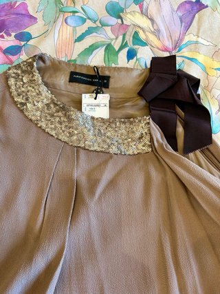 Vestido Purificación García T38 lentejuelas