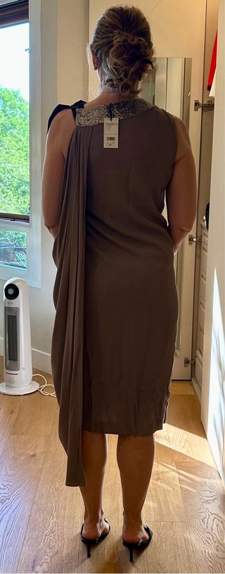 Vestido Purificación García T38 lentejuelas