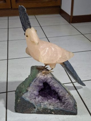 Pappagallo Quarzo e Ametista