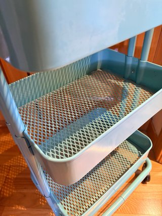 Carrito 3 Niveles Ikea Verde Agua