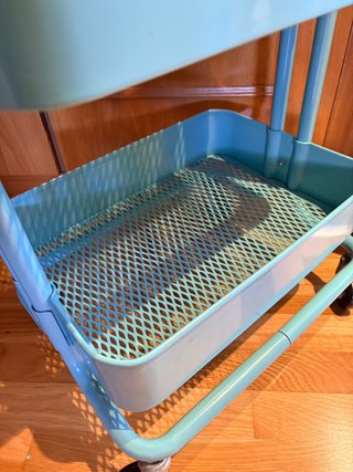Carrito 3 Niveles Ikea Verde Agua