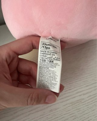 Peluche Pinguino Rosa con Donut