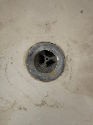Lavabo antiguo cerámica floral