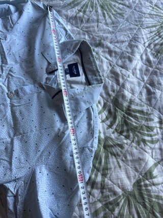 Camisa Pull&Bear Slim Fit Estampada Talla M