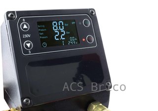 Compresor de Aire Silencioso con LCD 100L - 6 Hp - 09389 - Mader