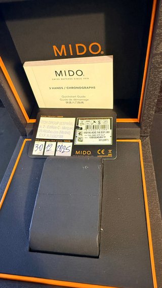 Mido Commander 2 automático Full Set en garantía.