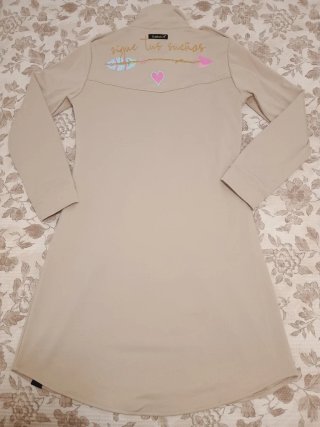 Vestido Alma Libre Beige