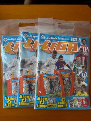 3 Packs Álbum LaLiga Santander 2020-21