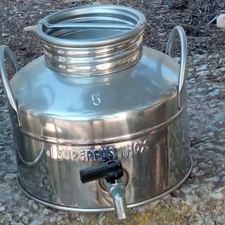 4 Bidones Inox Aceite/Vino