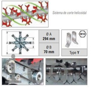 Desbrozadora de Martillos  252CC MTZ600 Zanon
