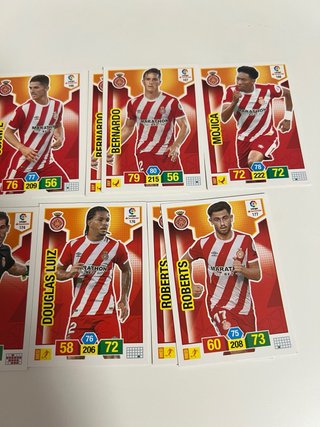 Lote cartas Girona Adrenalyn 18/19
