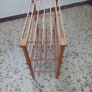 Zapatero de madera 3 estantes.