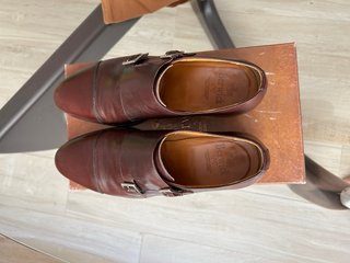 Zapatos Berwick Doble Hebilla Marrón